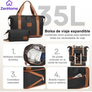 Kit de Viaje IMIOMO – 3 Piezas: Valija 20” + Bolsa de Lona + Neceser