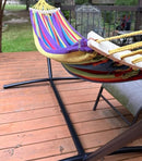 RelaxMax™ – Hamaca Portátil con Soporte de Acero y Ultra Confort