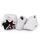 Kit de Zapatillas Deportivas para Mujer con Suela Gruesa y Bolso Bandolera