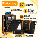 Kit de Viaje IMIOMO – 3 Piezas: Valija 20” + Bolsa de Lona + Neceser