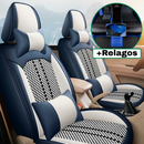 AutoLux™ Funda para Auto en Cuero Legítimo con AirBag + 3 Regalos